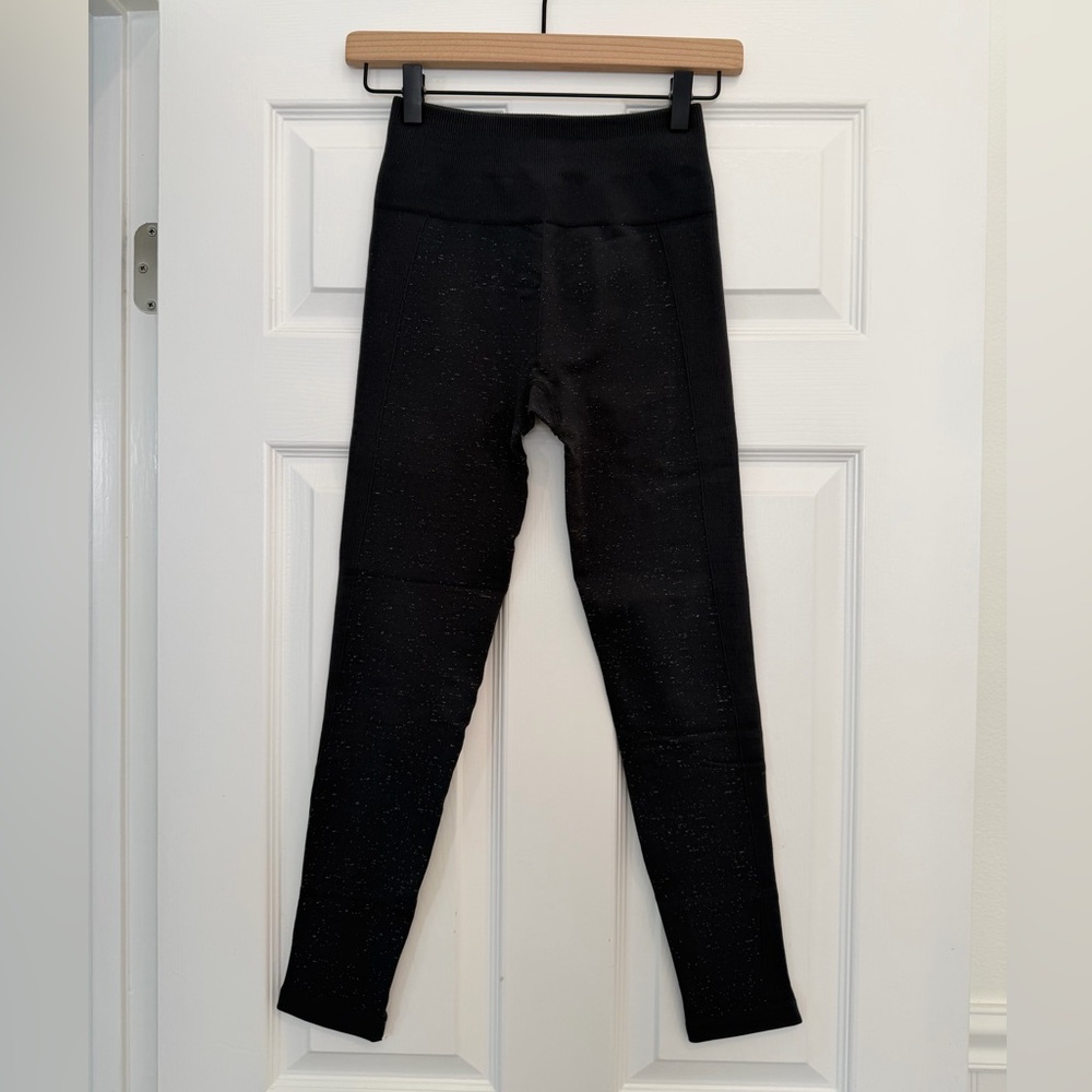 Lululemon Speckled High Rise Leggings Charcoal Athletic Yoga Pants Women’s 2/4